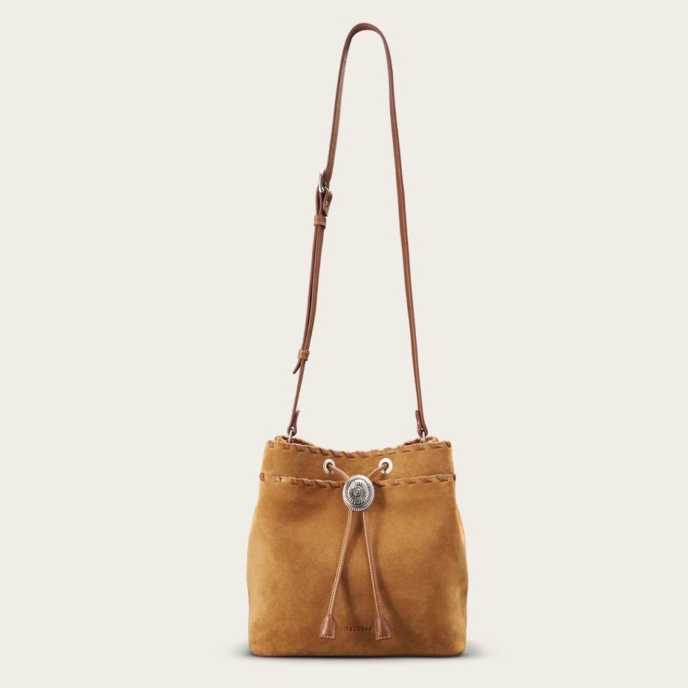 Tecovas Suede Bolo Bucket Bag - new